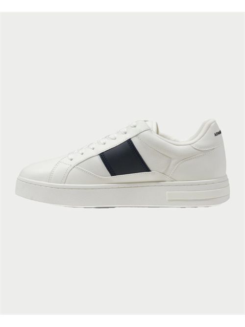 AX men's low sneakers with contrasting band ARMANI EXCHANGE | XUX241-XV911U388